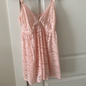 Never been worn Torrid Lace Babydoll in Pink Size 12/L